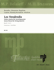Les Vendredis: Seven Pieces for String Quartet, Vol. 2